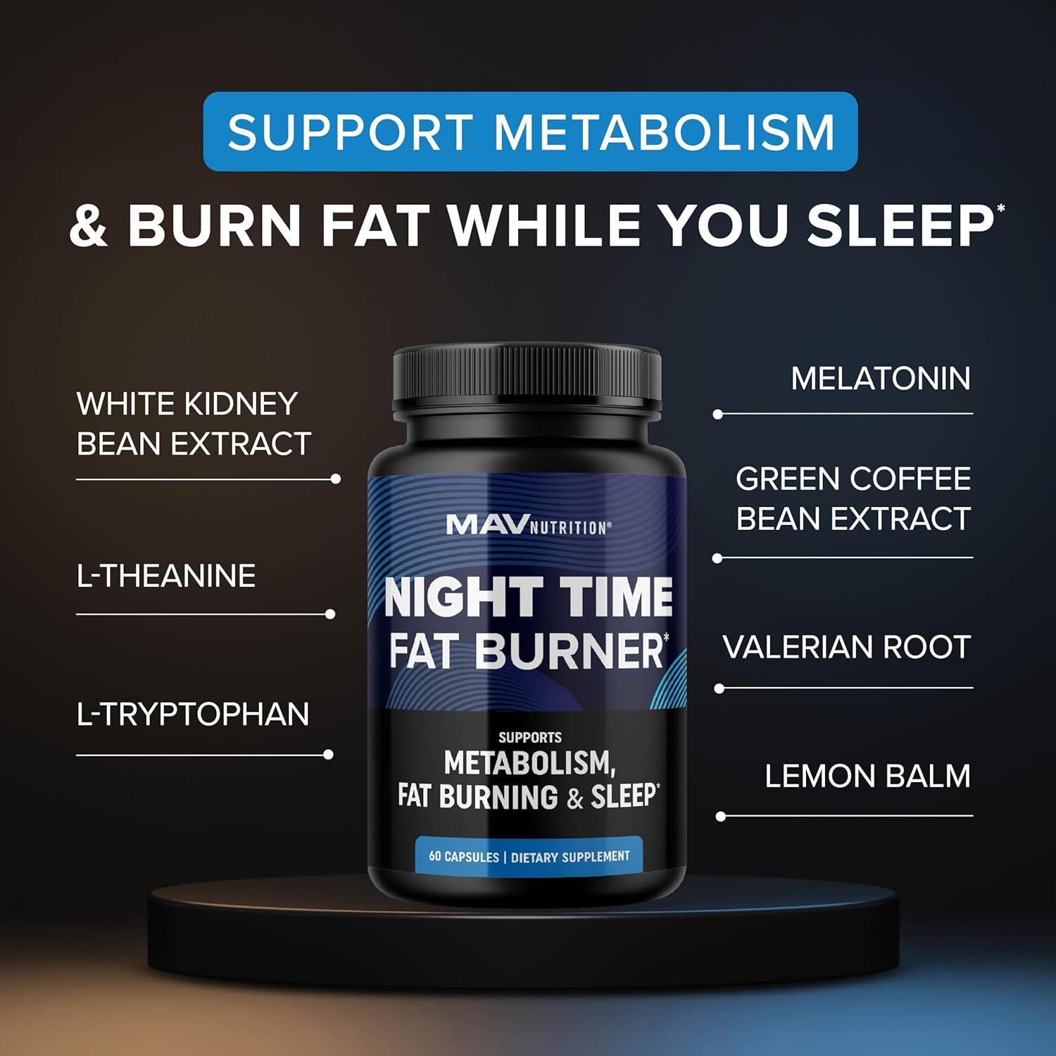 image:imageAdvanced Digestive Enzymes Complex and Night Time Fat Burner Capsules Overnight Metabolism Booster for Fat Burning and Gut Health Support Comprehensive Digestive Wellness Bundle