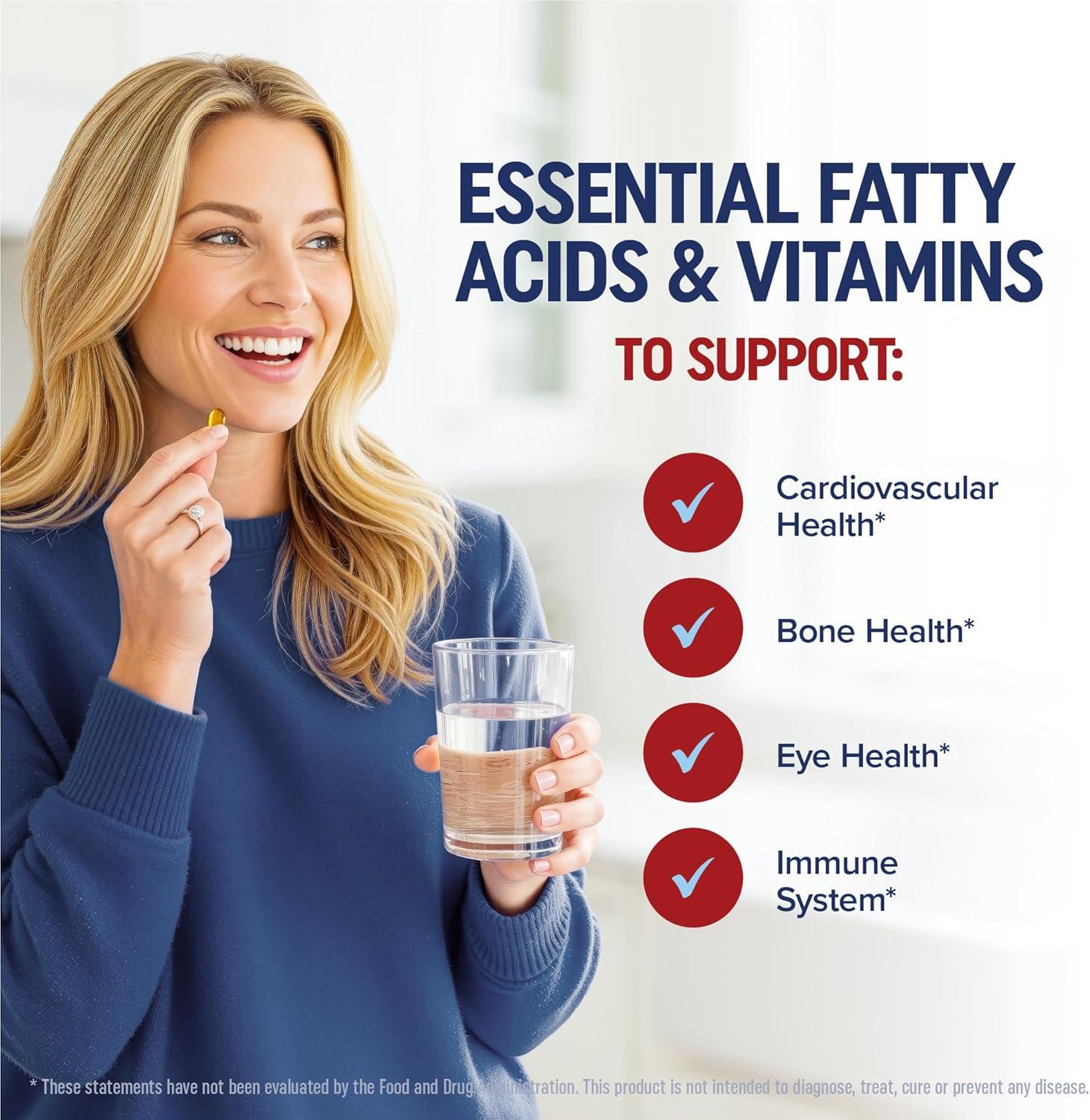 image:imageCod Liver Oil Softgels 1000MG Omega 3 Vitamin A amp D3 Wild Caught Cod Liver Oil Icelandic Sourced amp Molecularly Distilled EPA DHA Omega 3 Supplement for Bone amp Immune Health 60 Ct
