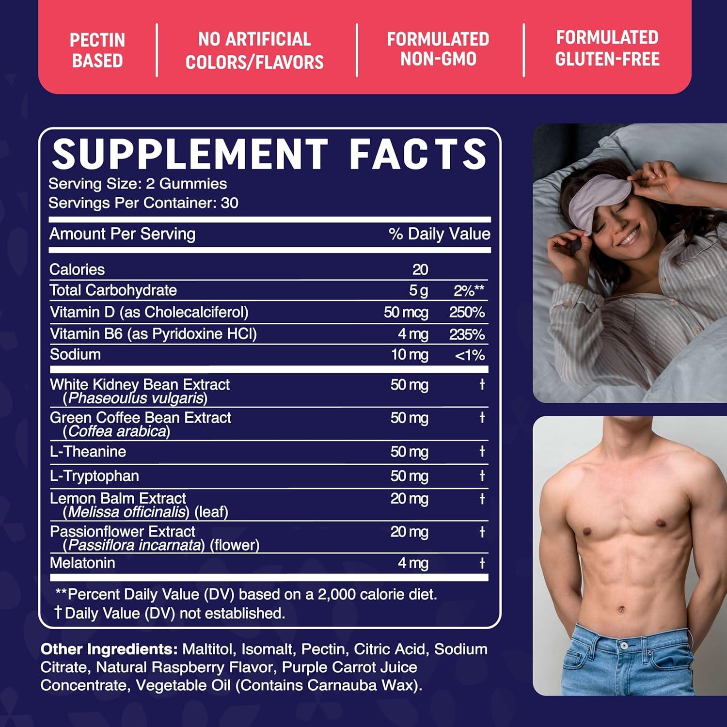 image:imageMAV NUTRITION Night Time Fat Burner Gummies and Digestive Enzymes Capsules Night Time Fat Burning Gummies with Zero Sugar Plus Digestive Enzymes 400MG with Probiotics for Digestive Health