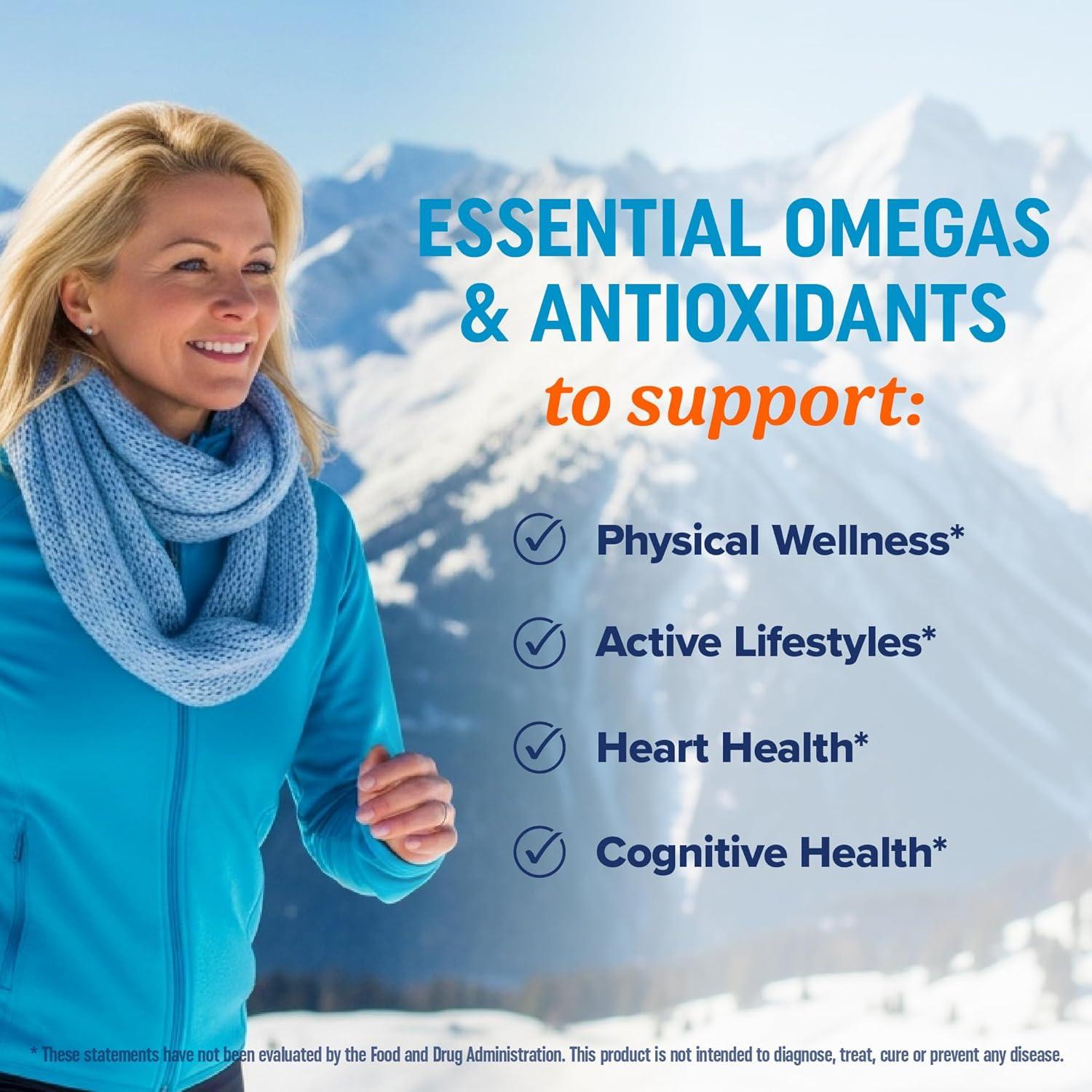 image:imageOmega 3 6 9 Turmeric Curcumin Supplement EPA amp DHA Fish Oil Turmeric Curcuma Mobility Cognitive amp Heart Health Support Triple Omega with Curcumin Supplements NonGMO 60 Softgels