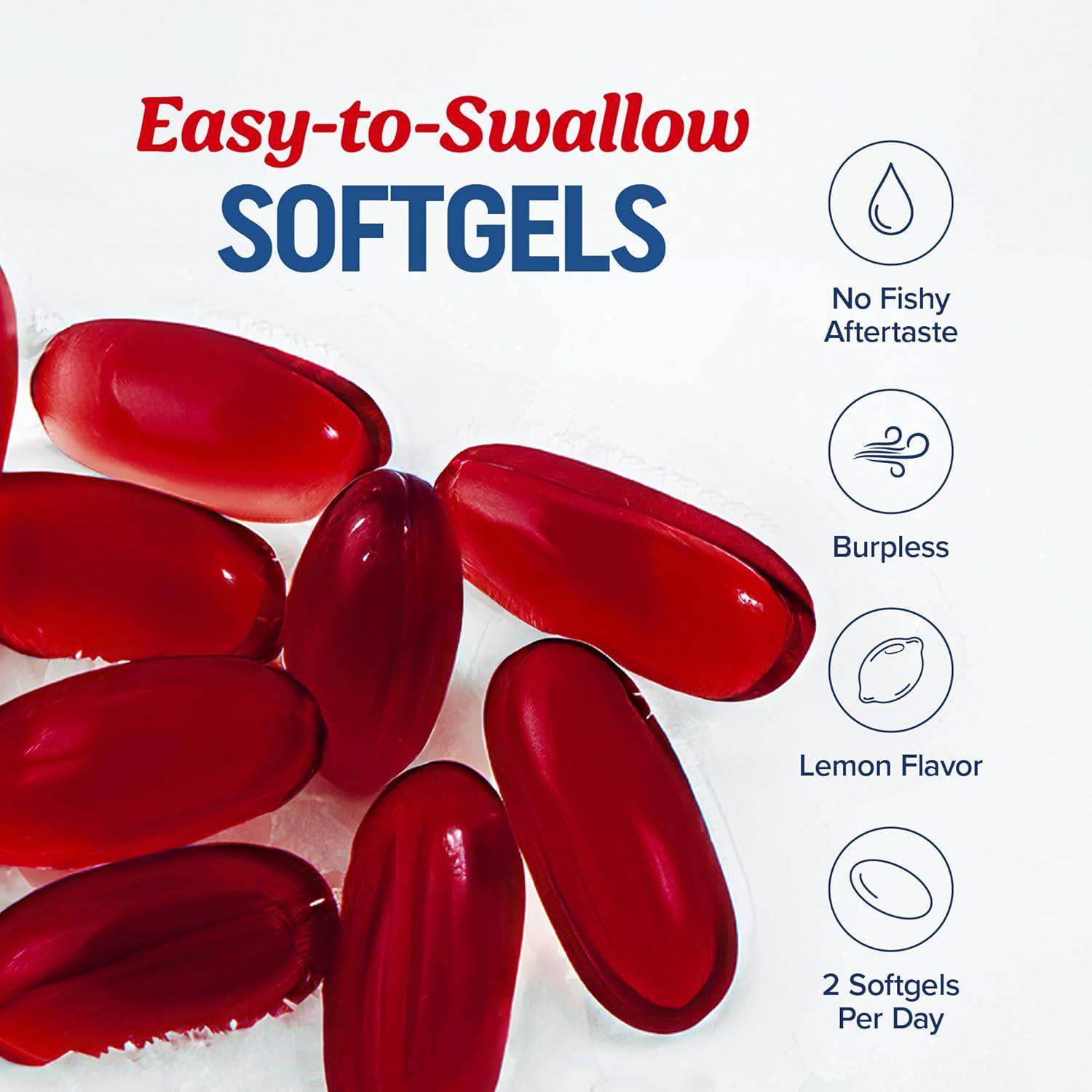 image:imageOmega 3 Fish Oil Co Q10 1305MG Omega3 with CoQ10 100MG for Heart Health Cellular Energy and Antioxidant Support Co Q 10 Omega3 Coenzyme Q10 Fish Oil Supplements NonGMO 60 Ct
