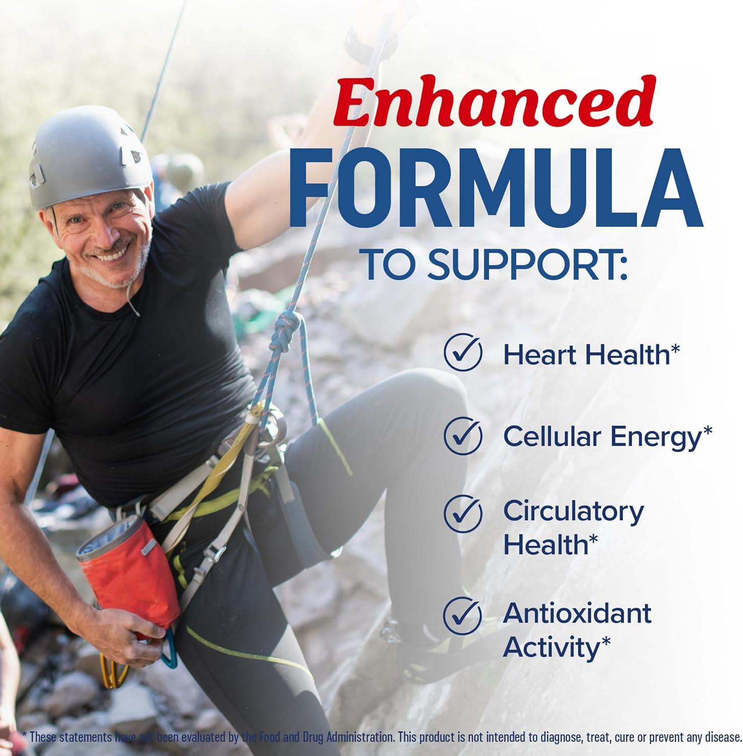 image:imageOmega 3 Fish Oil Co Q10 1305MG Omega3 with CoQ10 100MG for Heart Health Cellular Energy and Antioxidant Support Co Q 10 Omega3 Coenzyme Q10 Fish Oil Supplements NonGMO 60 Ct