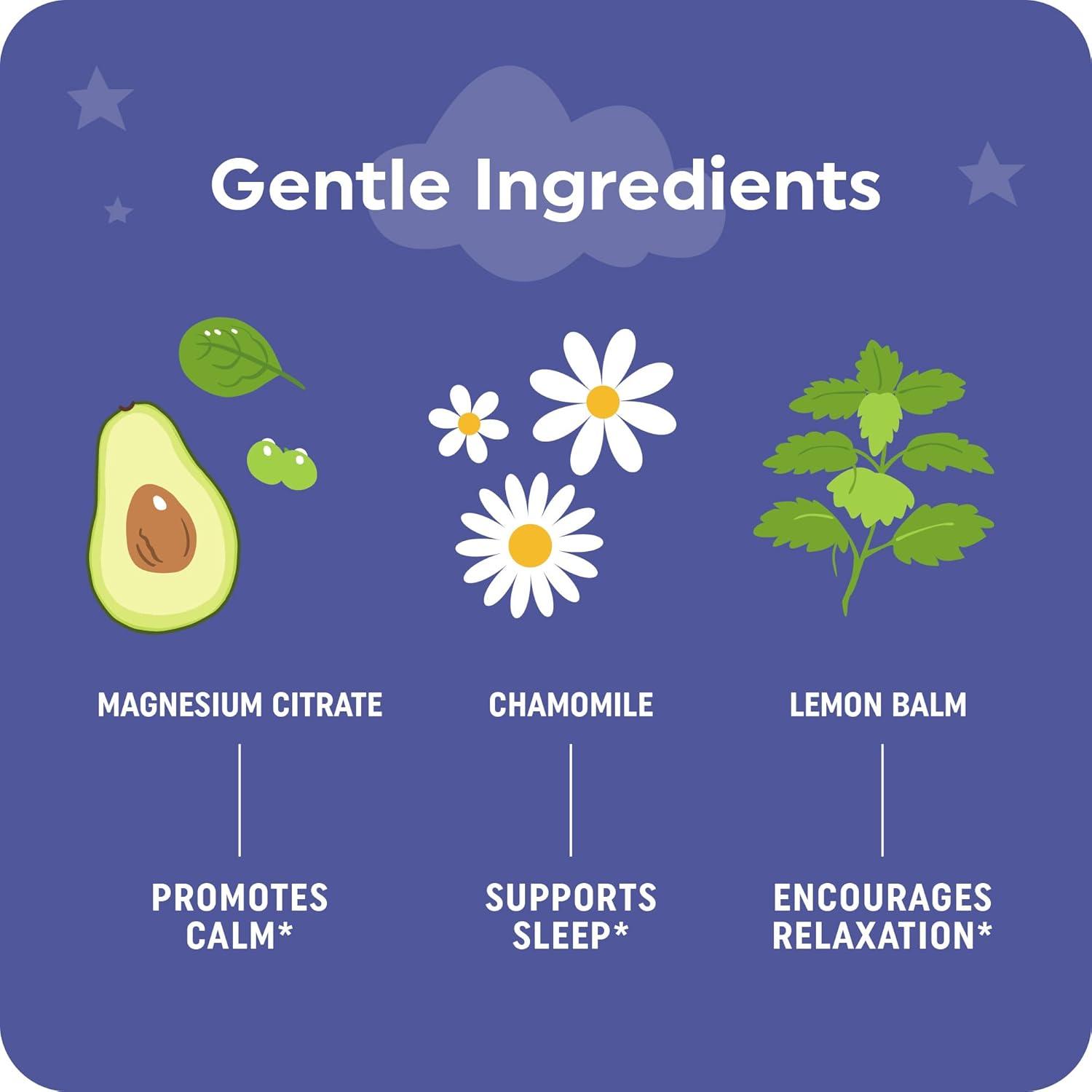 image:imageMagnesium Calming Gummies for Children Strawberry Relaxation amp Natural WakeSleep Cycles Relaxing Magnesium for Kids with Chamomile amp Lemon Balm NonGMO GlutenFree Calm Gummies 60ctStrawberry