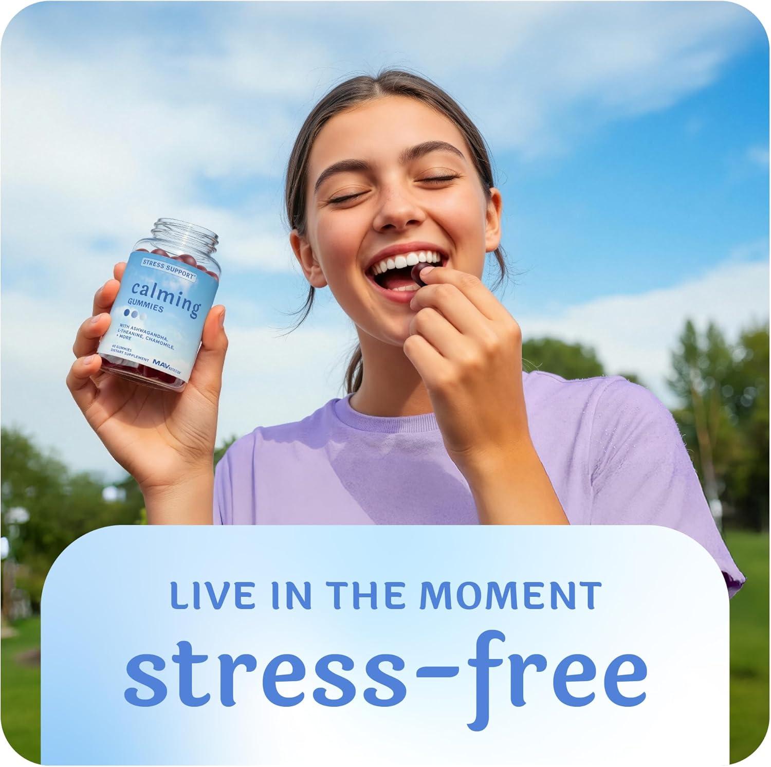 image:imageMagnesium Calming Gummies for Children Strawberry Relaxation amp Natural WakeSleep Cycles Relaxing Magnesium for Kids with Chamomile amp Lemon Balm NonGMO GlutenFree Calm Gummies 60ctRaspberry