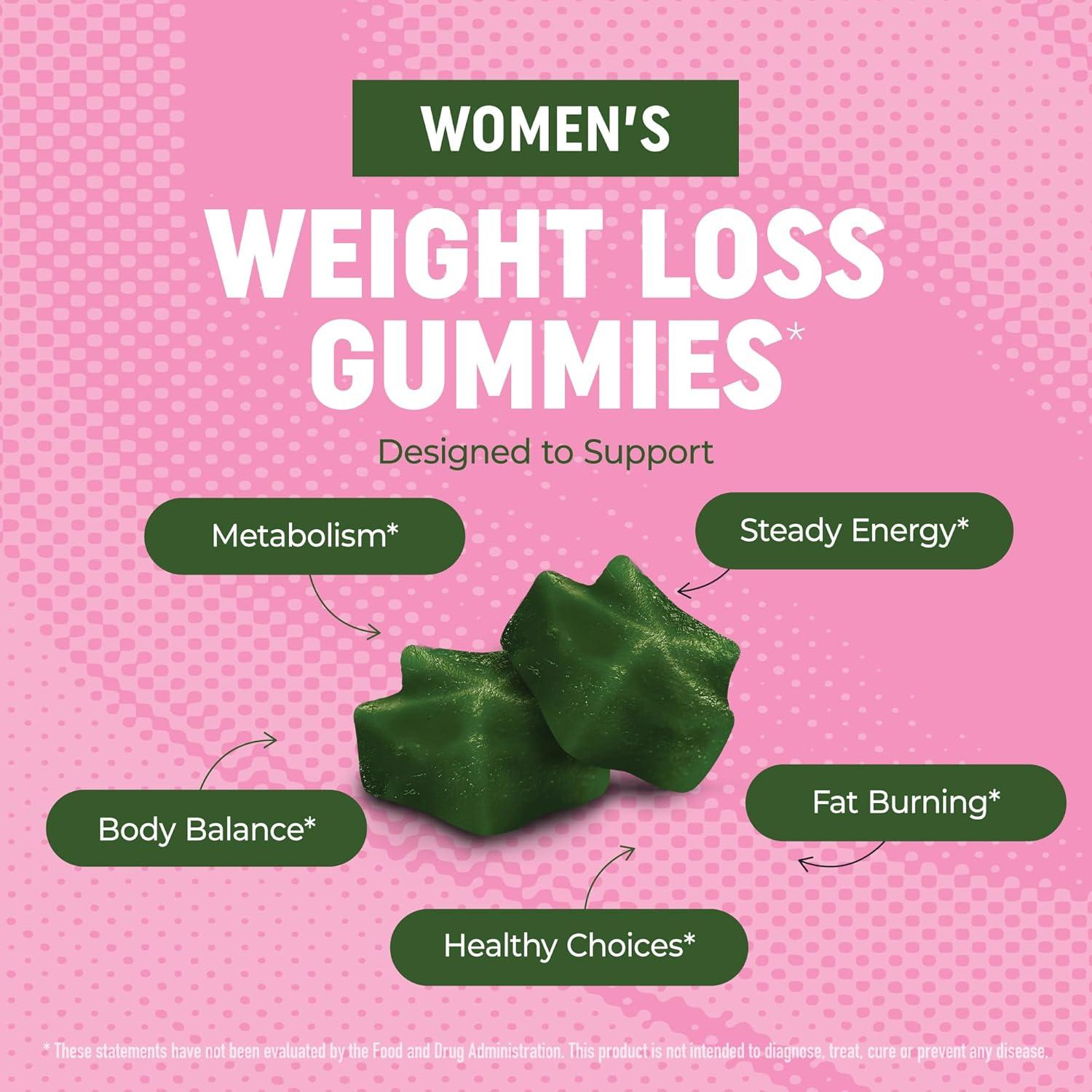 image:imageWomens Fat Burner Gummies for Weight Loss Green Tea Green Coffee Bean Garcinia Cambogia amp Ketones Fat Burners for Women Weight Loss Gummies Green Tea Fat Burner Supplements 60 Count