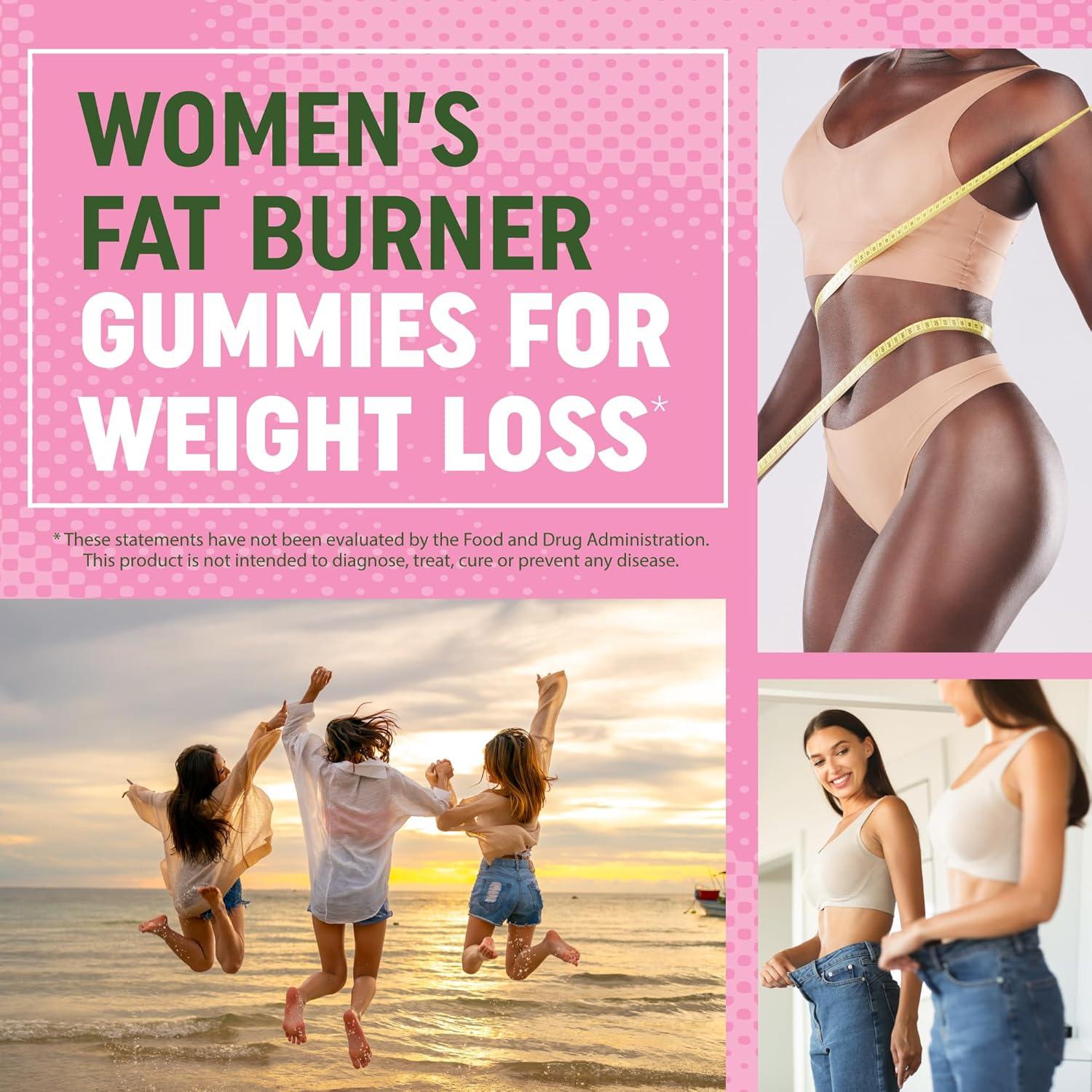 image:imageWomens Fat Burner Gummies for Weight Loss Green Tea Green Coffee Bean Garcinia Cambogia amp Ketones Fat Burners for Women Weight Loss Gummies Green Tea Fat Burner Supplements 60 Count